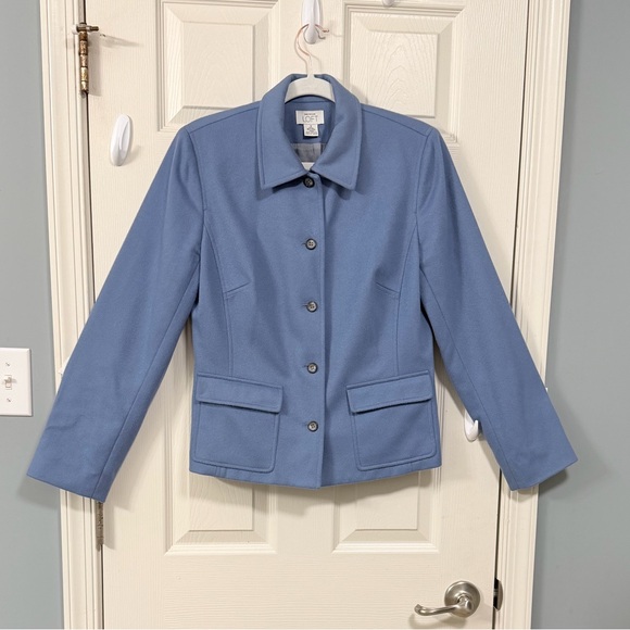 LOFT Blue Blazer Office Wear Career Elegant Wear Business Casual - Picture 3 of 14